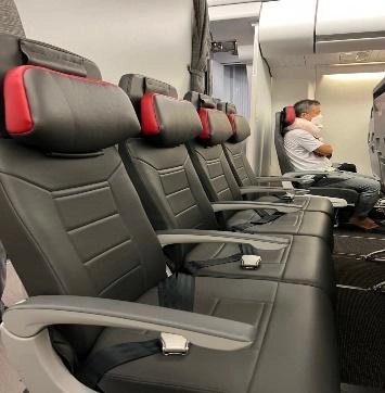 ที่นั่งบนเครื่องบิน